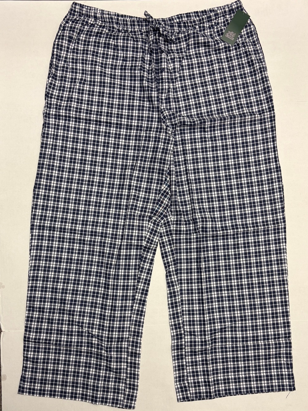 🖤 Target Navy White Plaid Pajama Lounge Pants Soft Sleepwear NWT